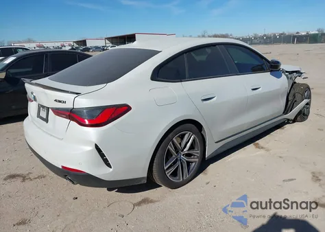 2022 BMW 430I Gran Coupe z USA, uszkodzony, nr VIN WBA63AV09NFL94793